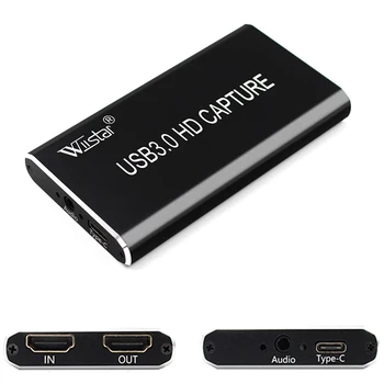 Aukštos Kokybės HDMI TIPO C USB 3.0 HDMI Monitoriaus Vaizdo įrašymo Plokštę Kompiuteriui