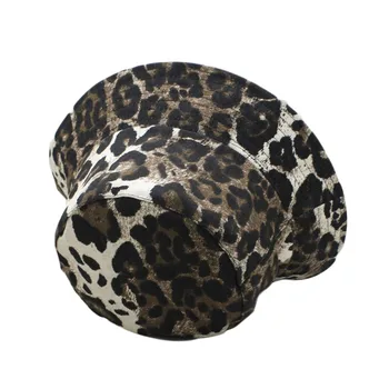 Aukštos Kokybės Mados Leopard Kibirą Paplūdimys Skrybėlės Panamos Skrybėlė Atsitiktinis Atostogų dvipusis Lauko Dėvėti Saulės, Skrybėlę, Moteris Vasarą Bžūp