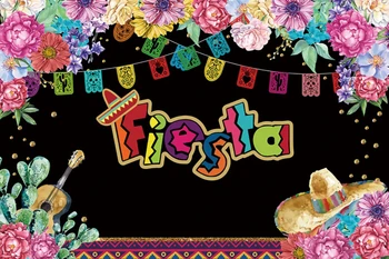Laeacco Vinilo Tapetai Karnavalas, Fiesta Festivalių Šalis, Gėlės Šalies Akvarelės Plakato, Fotografijos Fonas Foto Studija