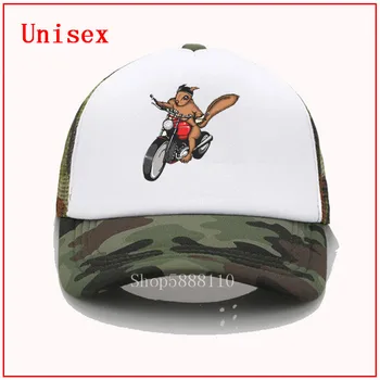 Mados skrybėlę Voverė ant Dviračių, motociklų Spausdinimo beisbolo kepuraitę Vyrai moterys Vasaros Tendencija Bžūp Joker saulės, skrybėlę, hip-hop skrybėlę Paplūdimio Skydelis