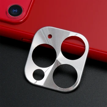Metalo Fotoaparato Objektyvą Telefono Fotoaparato Objektyvas Apsauginės Plėvelės Protector Cover Case for iPhone 11 Lęšiai Žiedas Apima, 