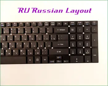 Naujas RU rusijos Nešiojamojo kompiuterio Klaviatūra Acer Aspire PK130IN1A00 PK130IN2A03 KB.I170A.410 KBI170A410 Juoda