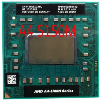 Originalus AMD A4-5150M A4 5150M AM5150DEC23HL 638 pin PGA Kompiuterio CPU procesorius laptop notebook nemokamas pristatymas