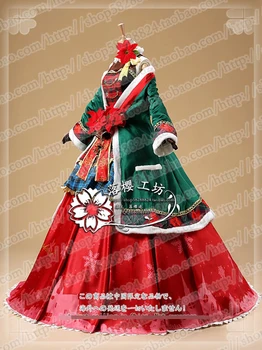 Patinka Gyventi! Koizu Hanayo Kalėdų Sniego Pažadinti Gruodžio Uniformas, Cosplay Kostiumų Nemokamas Pristatymas