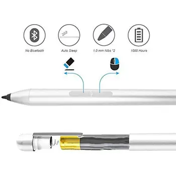Stylus Aktyvus Pen Aliuminio Lydinio, Touch Pen Ne Vairuotojas Reikalingi Stylus Pen for Microsoft ASUS HP Sony priešas Acer