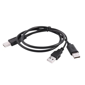 USB 2.0 Type A Male Dual USB A Male Y Splitter Cable Laido Juoda