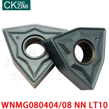 WNMG080404-NN WNMG080404 NN LT10 WNMG080408-NN WNMG080408 NN LT10 karbido įterpti Išorės Tekinimo Įrankis WNMG CNC Metalo tekinimo įrankis