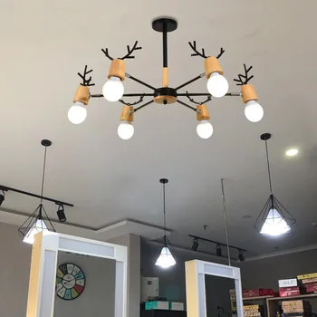 šiuolaikinės geležies apšvietimo berniukų kambarys led šviesos dizaino lempa hanglampen kambarį apdaila ventilador de techo
